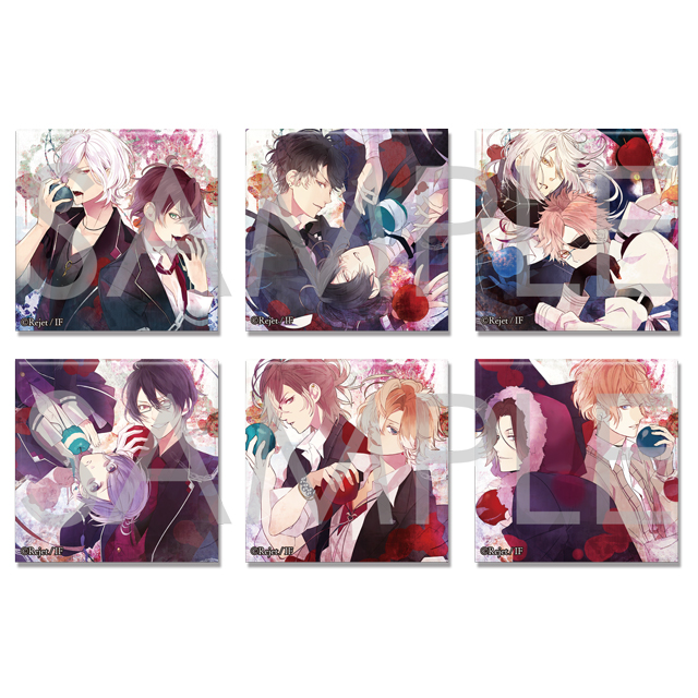 DIABOLIK LOVERS VERSUS SONG ジャケットコレクションスクエア缶バッジ
