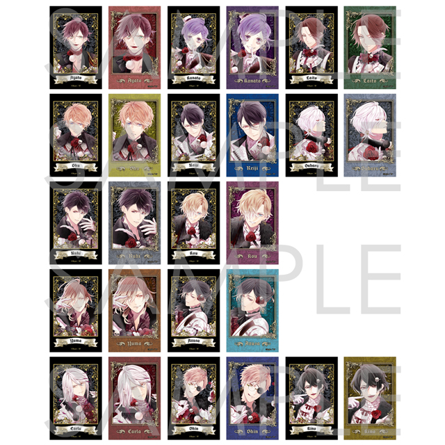 DIABOLIK LOVERS DIABOLIK DEVIL▽ANGEL ポラ風ラメカード | 乙女向け