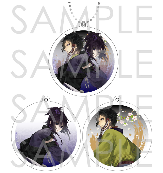 剣が君 侍たちの絆スライドアクリルキーホルダー 九十九丸・田一