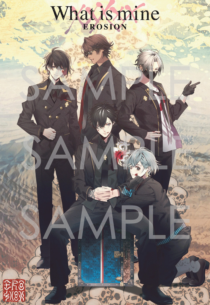 EROSION” 1st ALBUM from CARNELIAN BLOOD 5-Vocal-Actors Crazy Ver