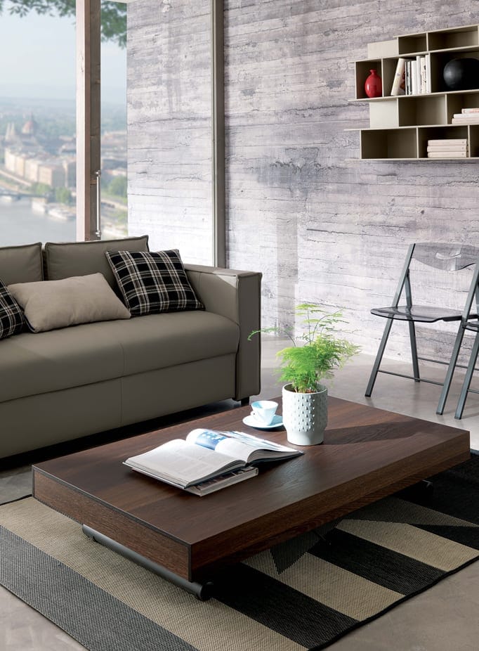 Ozzio Italia | Newood Transformable Coffee Table | Designer