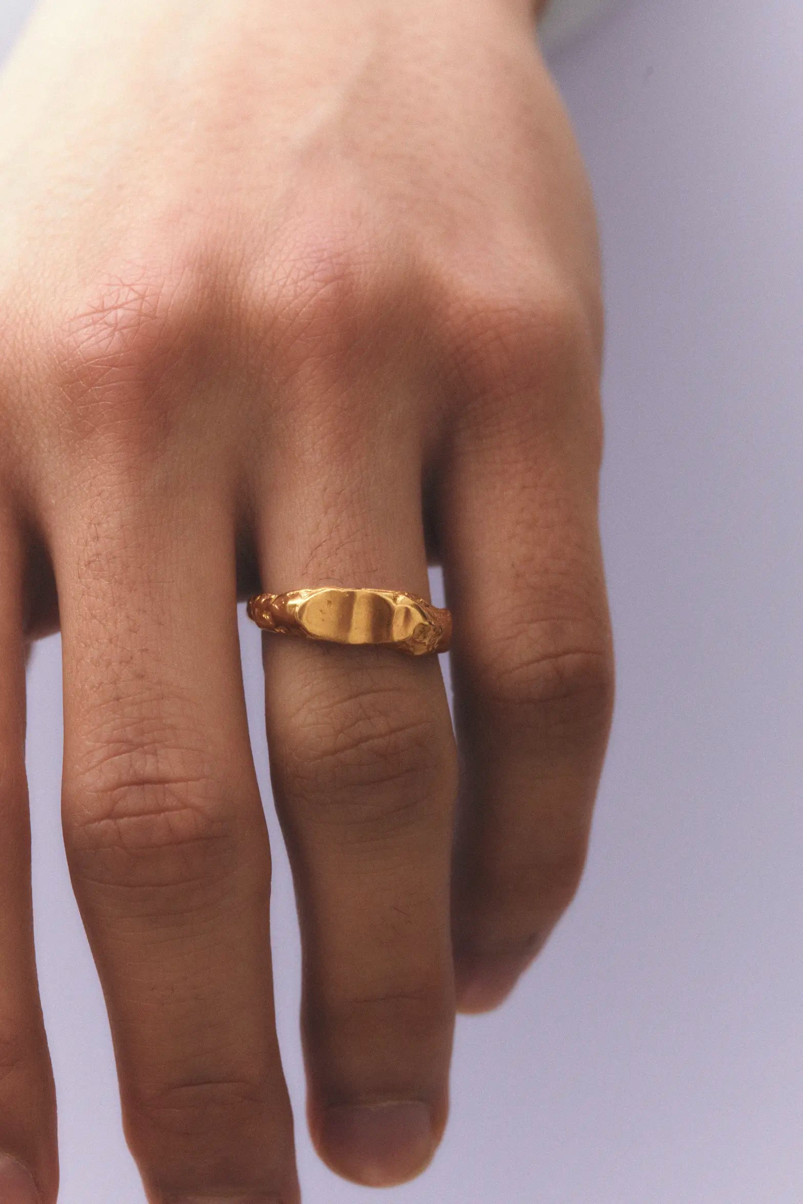 MARCO - Handmade gold plated ring | Simuero