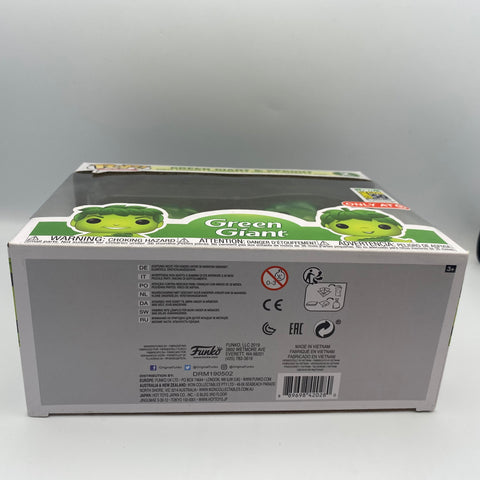 Funko Pop Green Giant & Sprout 2-pack Metallic 2019 Comic Con