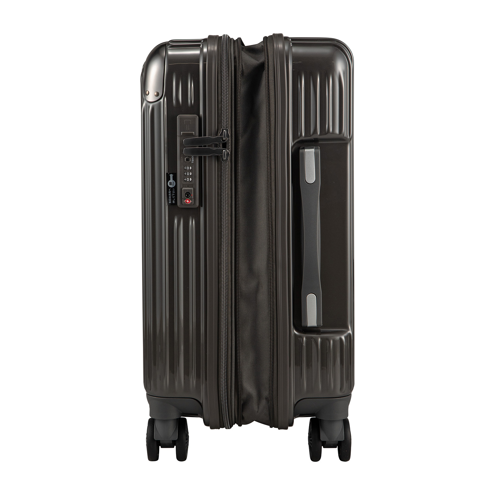 抗菌 拡張 スーツケース 機内持ち込み Sサイズ ジッパータイプ TRIDENT