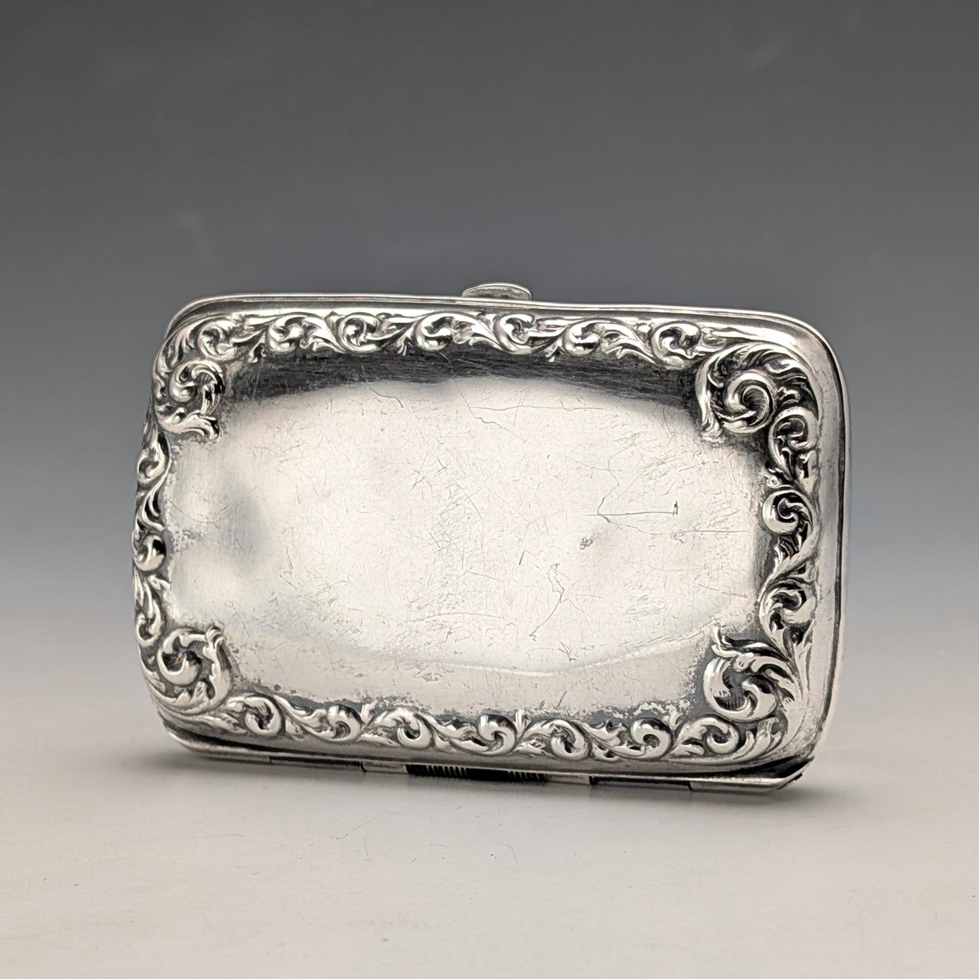 米国ヴィンテージ シルバーオーバーレイ コースターディッシュ Webster