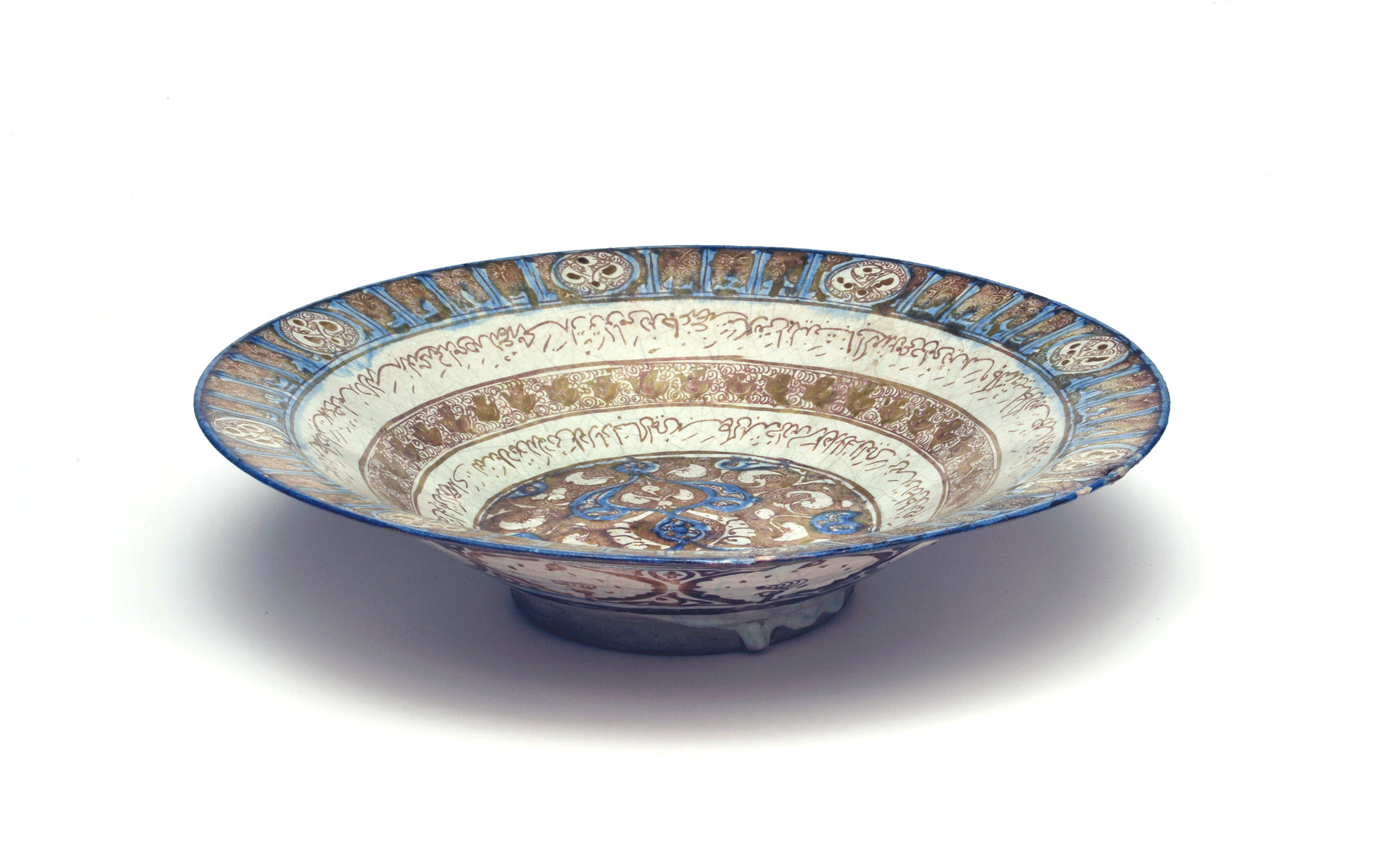 ラスター彩植物文大皿｜平山郁夫シルクロードコレクション