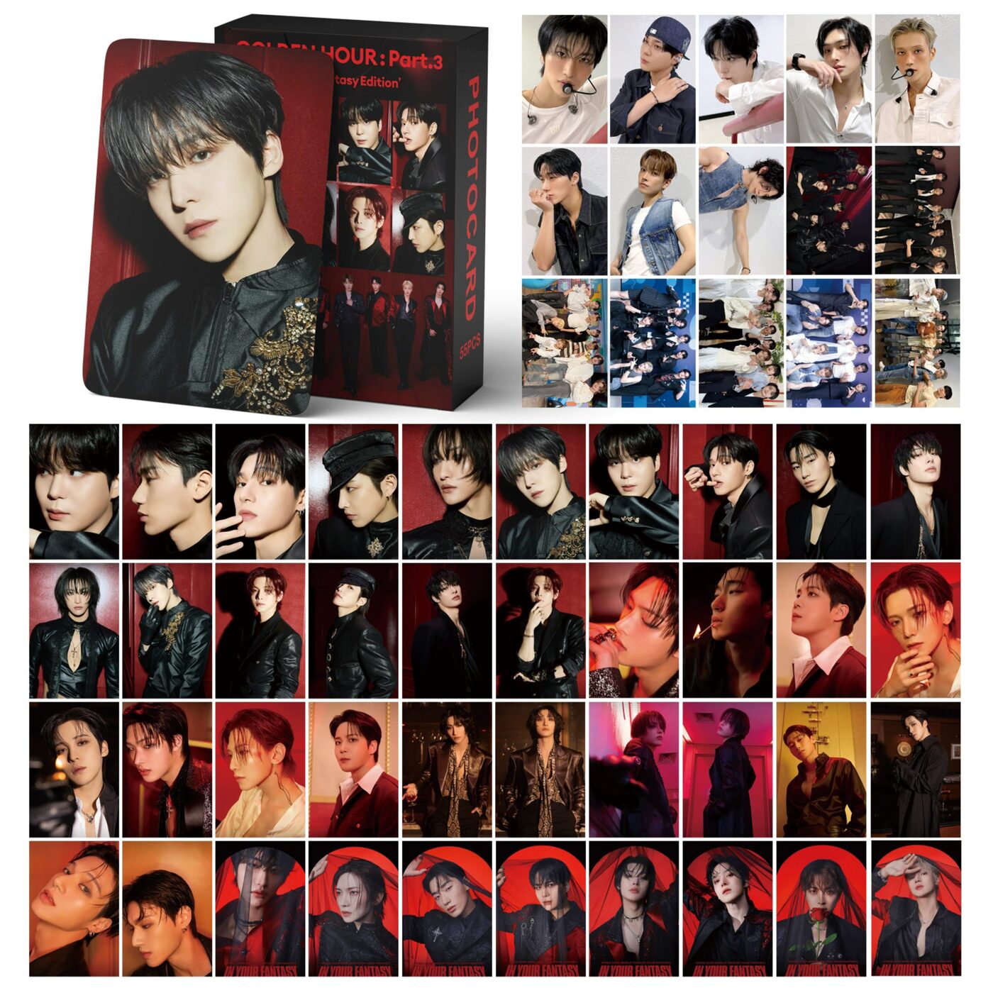 LOMO CARDS | ATEEZ [GOLDEN HOUR : Part.3] - Lomo cards - Shop