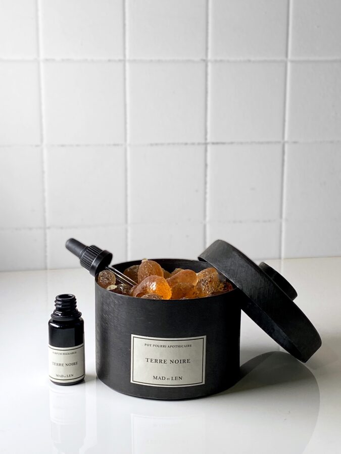 MAD et LEN/ ポプリ アンバー(琥珀樹脂) スモール/香り: TERRE NOIRE