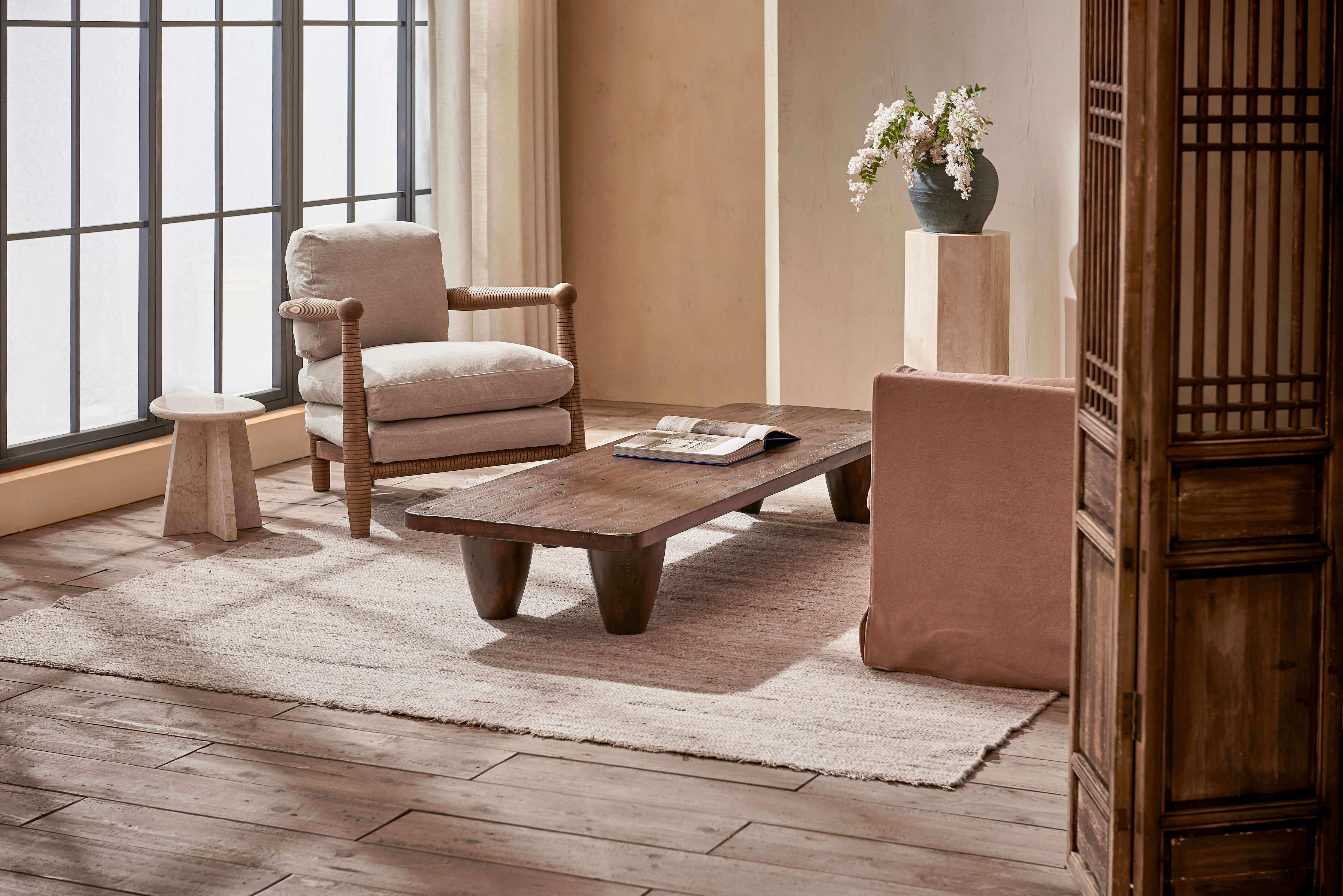 Theo Coffee Table – Rustic Reclaimed Solid Pine – Sixpenny