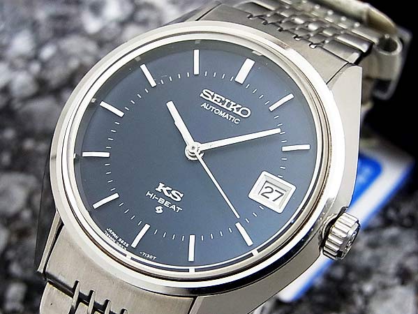 セイコー 56キングセイコー 5625-7110 紺文字盤 自動巻 KSメダリオン