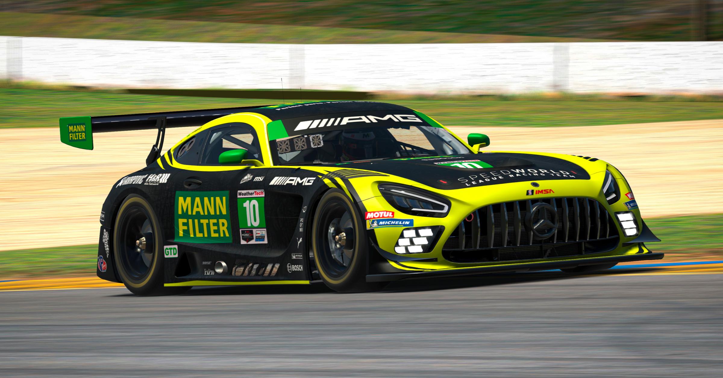 Mann Filter Mercedes AMG GT3 IMSA Fictional by Pedro S Melo