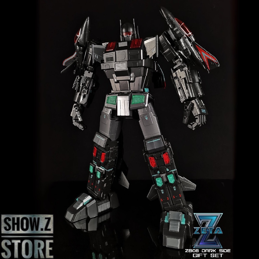 Zeta Toys ZB-08 Darkside Superitron Superion Black Version Giftbox