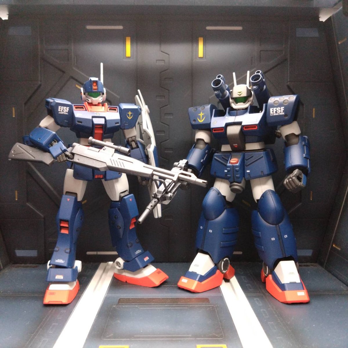 ガンキャノン量産型を全塗装♪】寡黙すぎるネメシス隊の砲撃手！