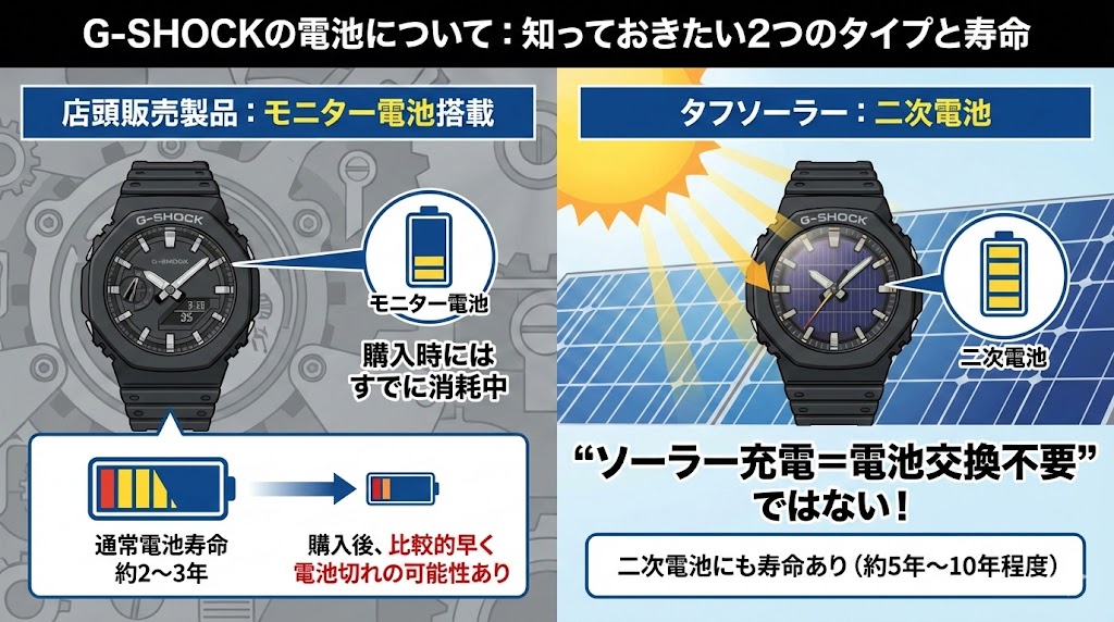 G-SHOCKの電池交換について｜料金・自分でやる方法・どこで・日数など