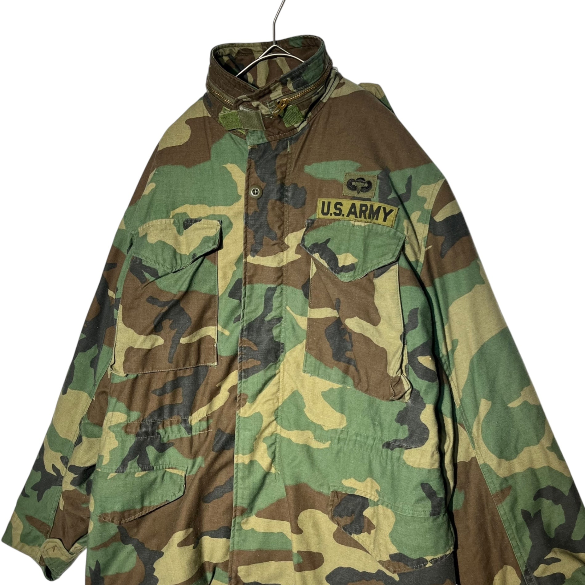 US ARMY(アメリカ軍) 80's M65 Woodland camouflage field jacket