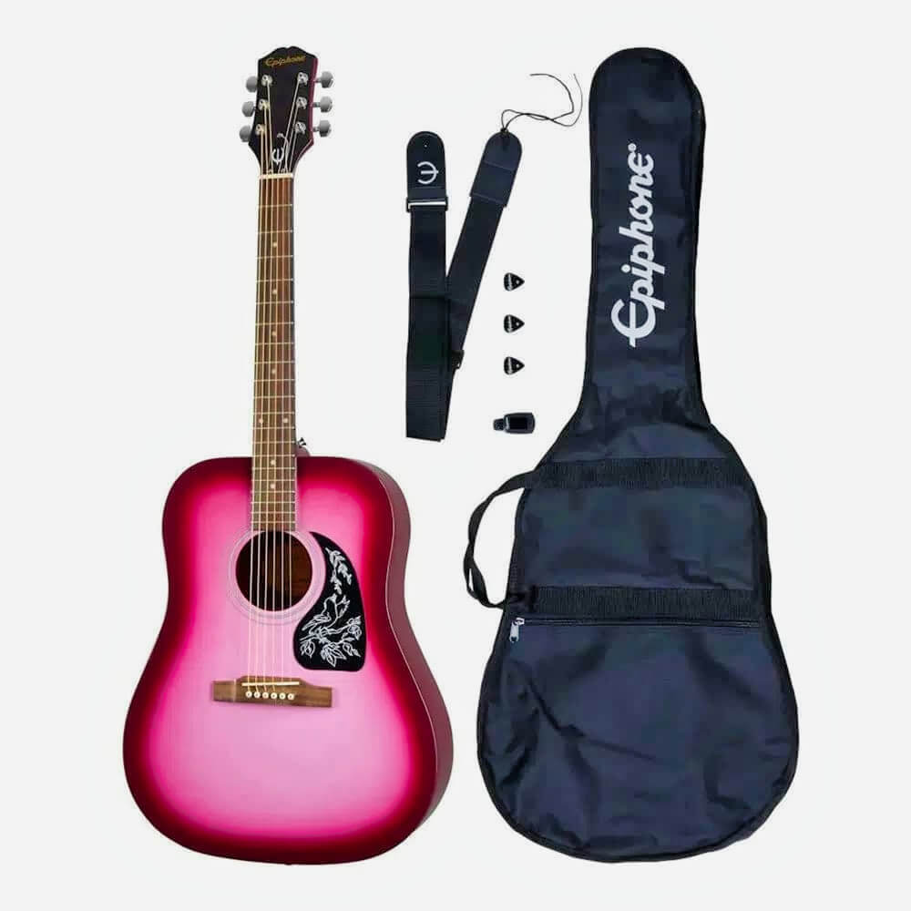 アコギ EPIPHONE Starling|ホットピンク(Hot Pink Pearl) - - 西尾楽器