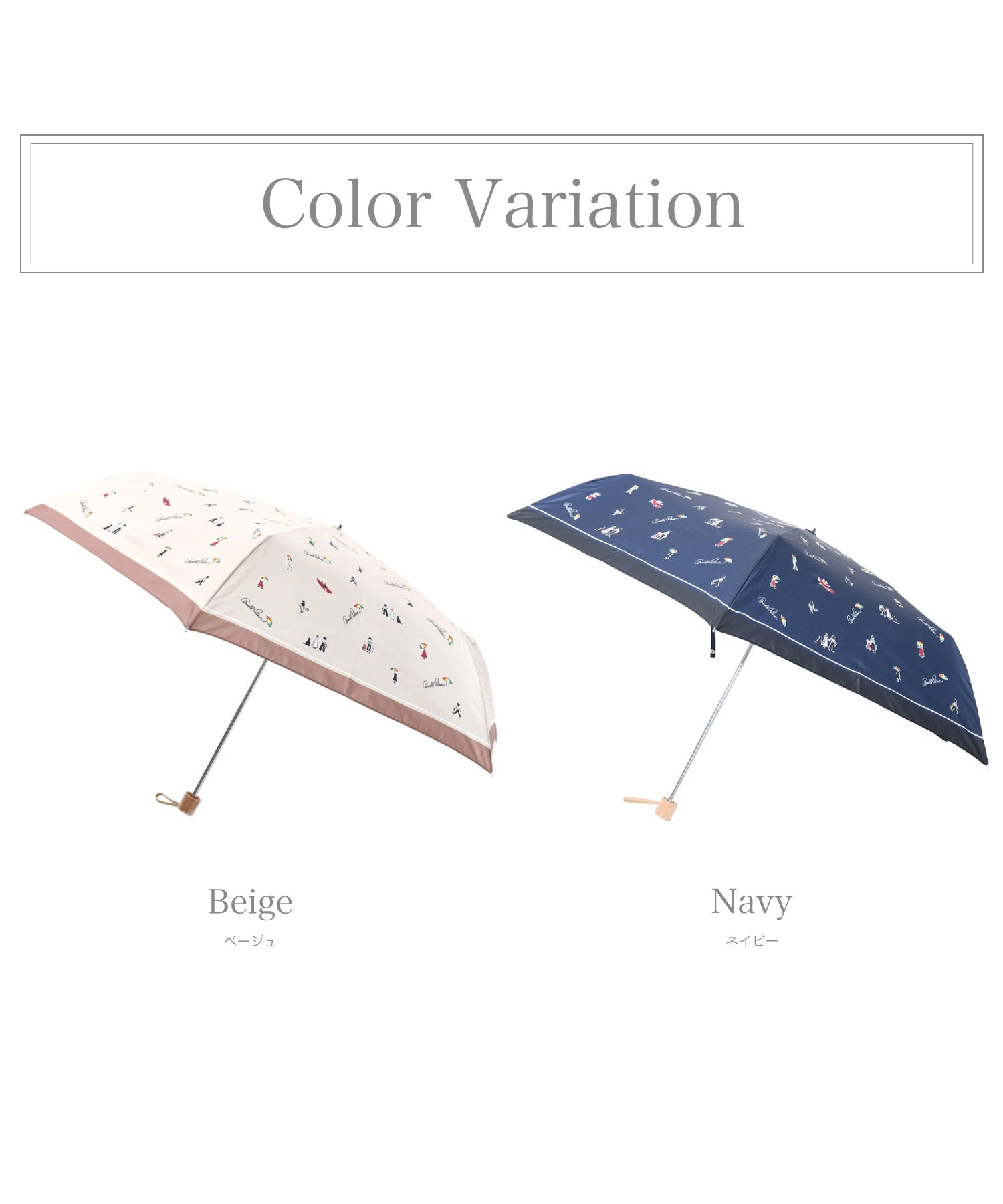 アート総柄晴雨兼用シェア折り畳み傘（傘/ユニセックス）｜アーノルド