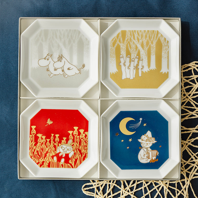 11cm角皿 4枚セットMM9700-127 - MOOMIN SHOP