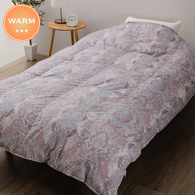 羽毛掛けふとん［ダック］(（シングルロング）150×210cm ピンク