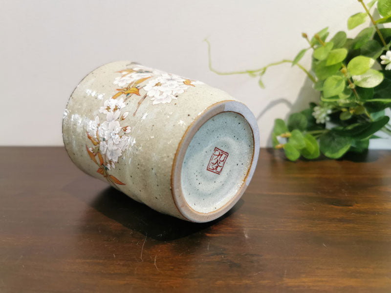 九谷焼 マグカップ 山桜に鳥 – 漆陶舗あらき 輪島塗 九谷焼 山中塗