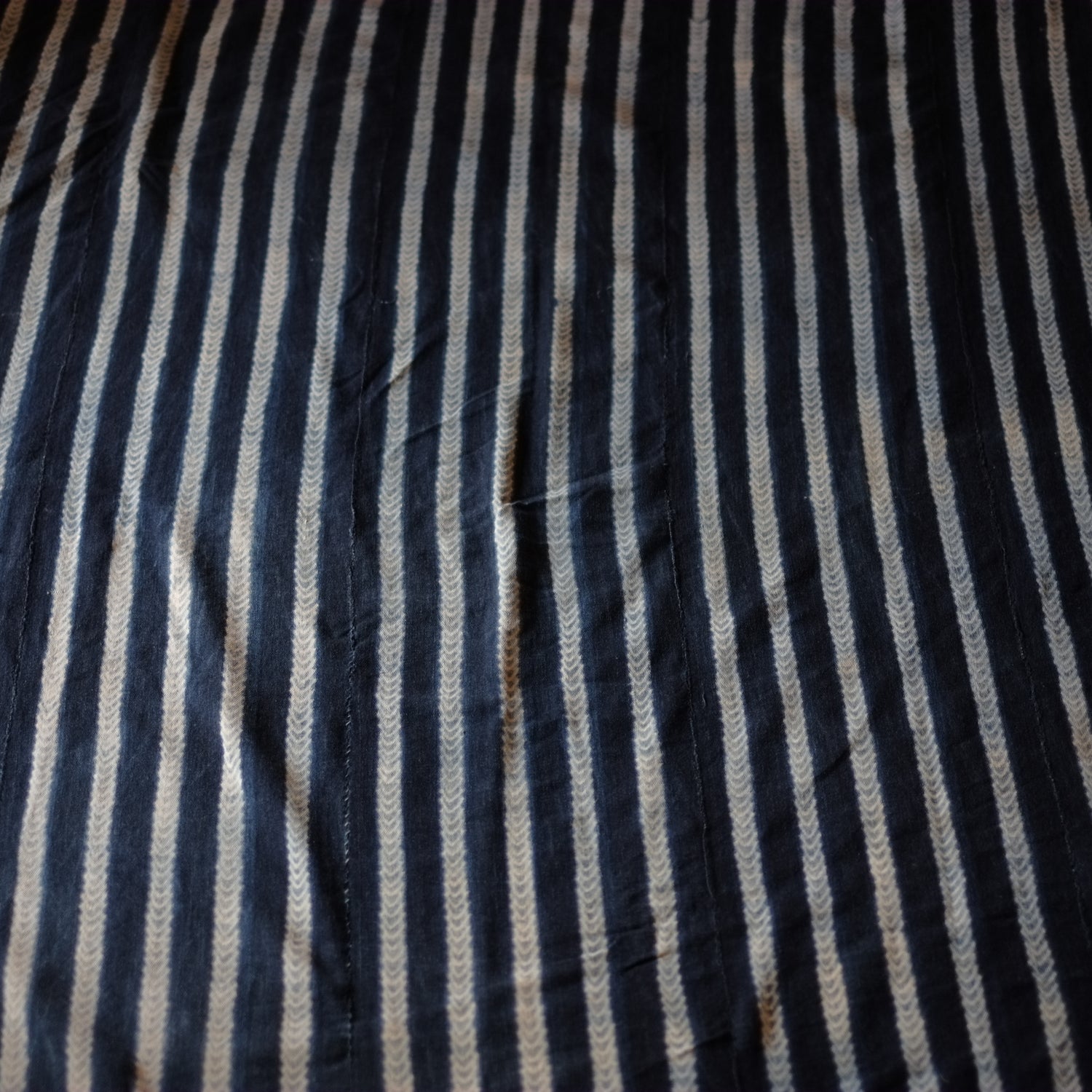 時代 アフリカ ブルキナファソ 絞り藍染 大布 5幅 （20世紀） – 逢季荘