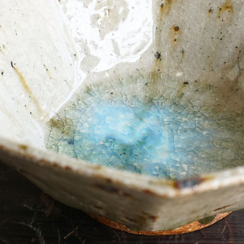 宮城陶器 八角鉢 6寸 青磁釉 – 雨晴/AMAHARE