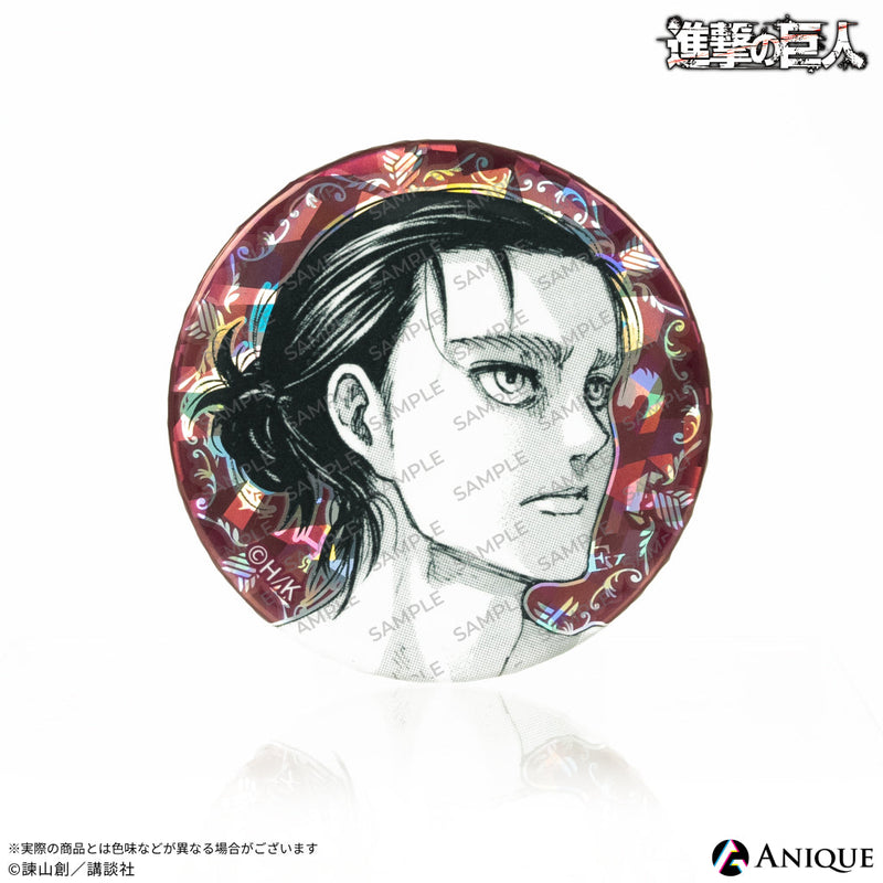 ◇即決◇ 進撃の巨人 アクアマリン 限定 缶バッジ リヴァイ 1