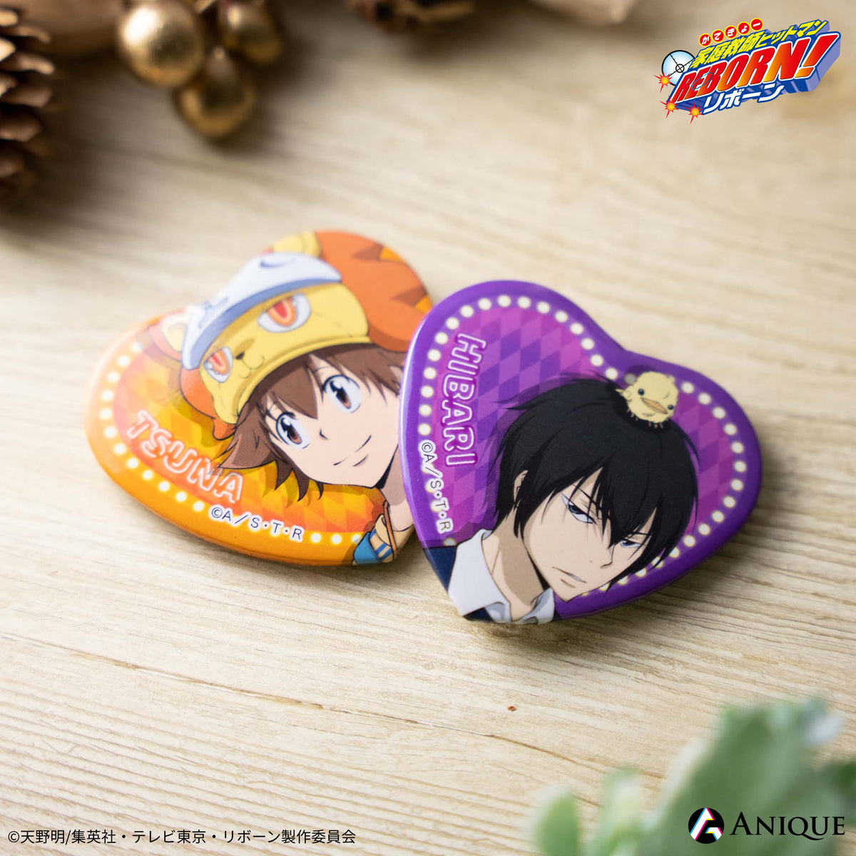 家庭教師ヒットマンREBORN！六道骸バッジ4個セット 家庭教師ヒットマン