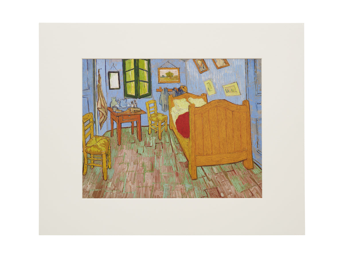 Vincent van Gogh The Bedroom Matted Print – The Art Institute of