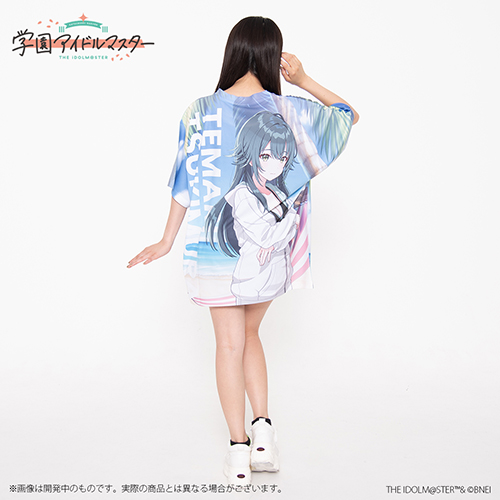 学園アイドルマスター 公式フルグラフィックTシャツ「キミとセミブルー