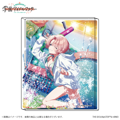 学園アイドルマスター 公式アクリルブロック「キミとセミブルー」有村麻央