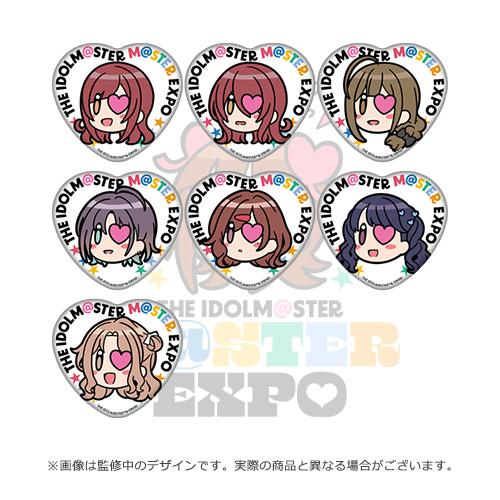 THE IDOLM@STER M@STER EXPO 公式「ぽっ」トレーディングハート缶