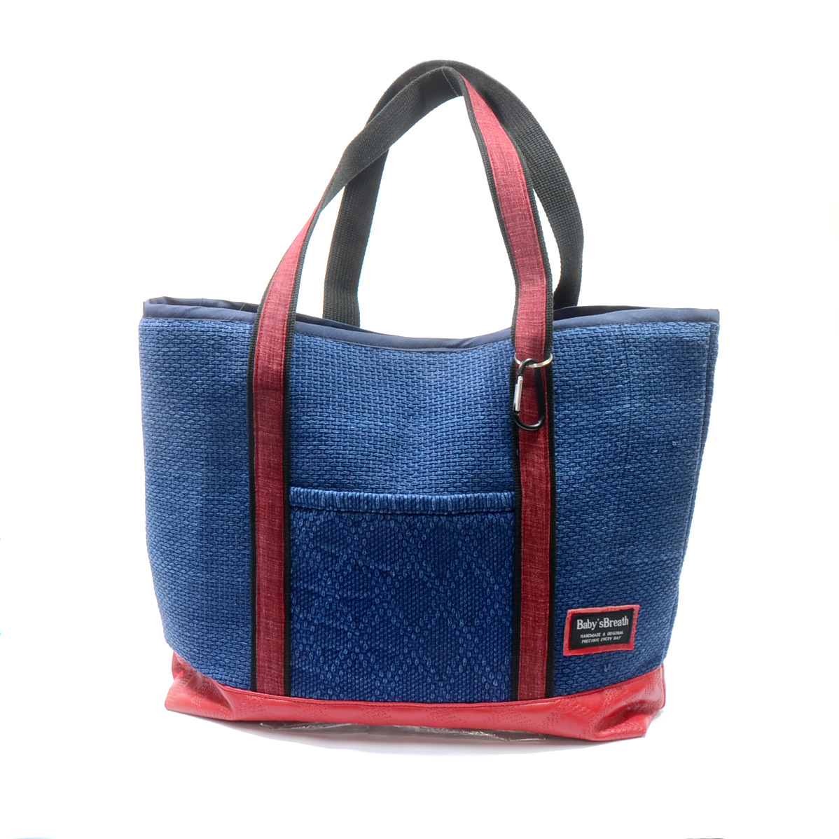 剣道着生地】 藍染刺し子 トートバッグ各色 【リメイク