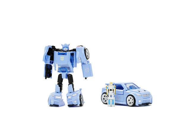 TRANSFORMERS SONICBLUE BUMBLE & EXO-SUIT CHAMA