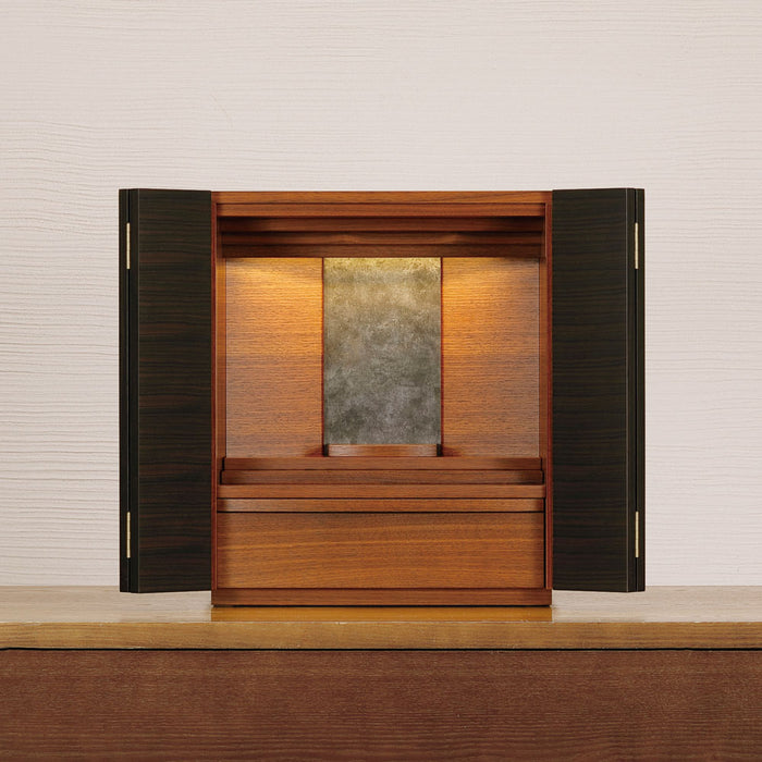 仏壇 モダン仏壇 上置 黒檀 16号 日本製 — 仏壇・仏具専門店 ぶつえいどう