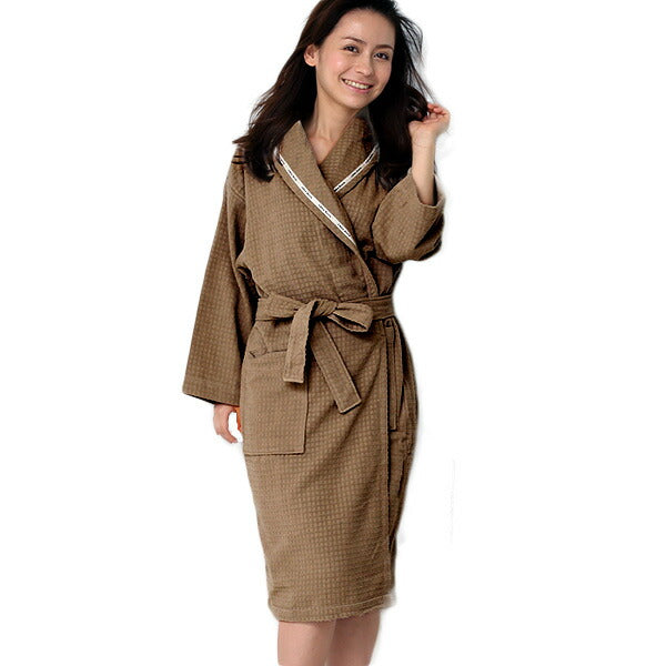 イデゾラ（ideeZora）「今治タオル ワッフルバスローブ」（Mサイズ