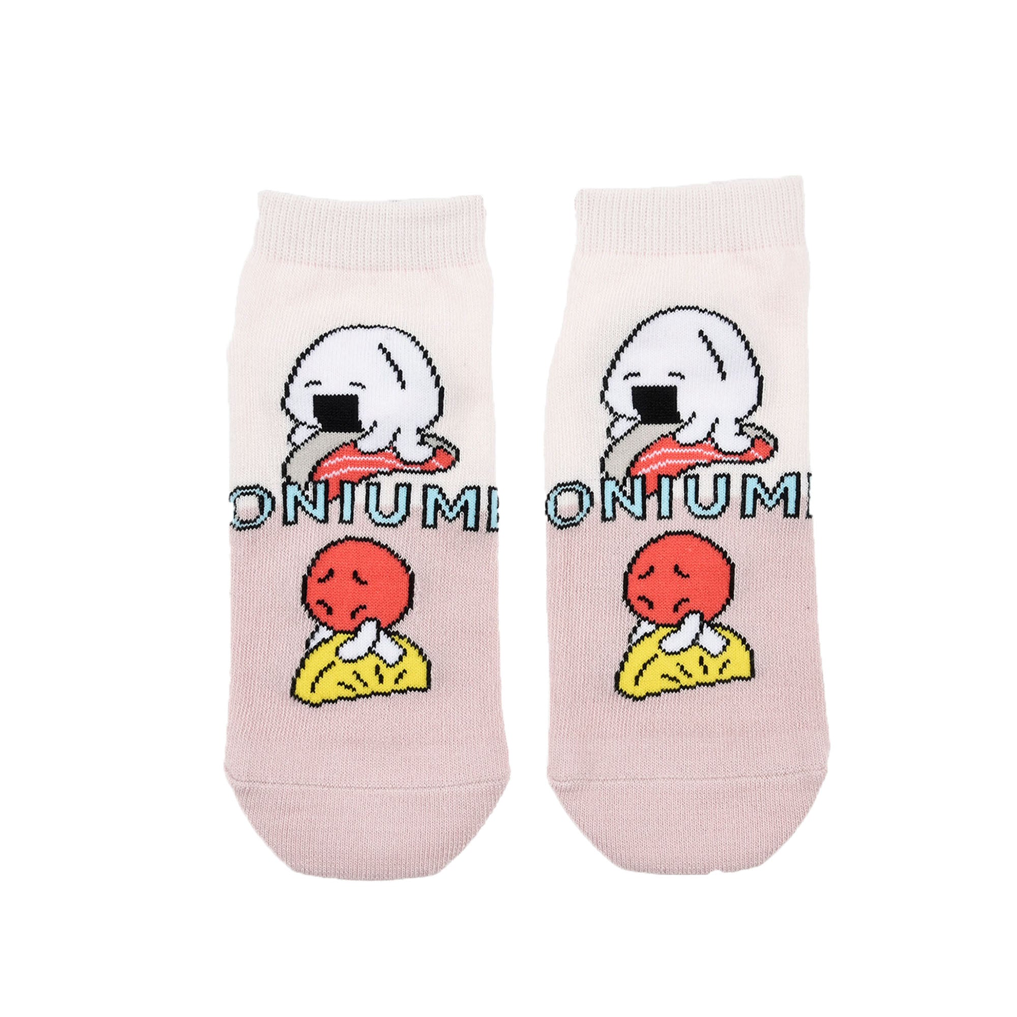 おにうめ 切替スニーカーソックス 鮭・たくわん – CHOCOLATE CHARACTER