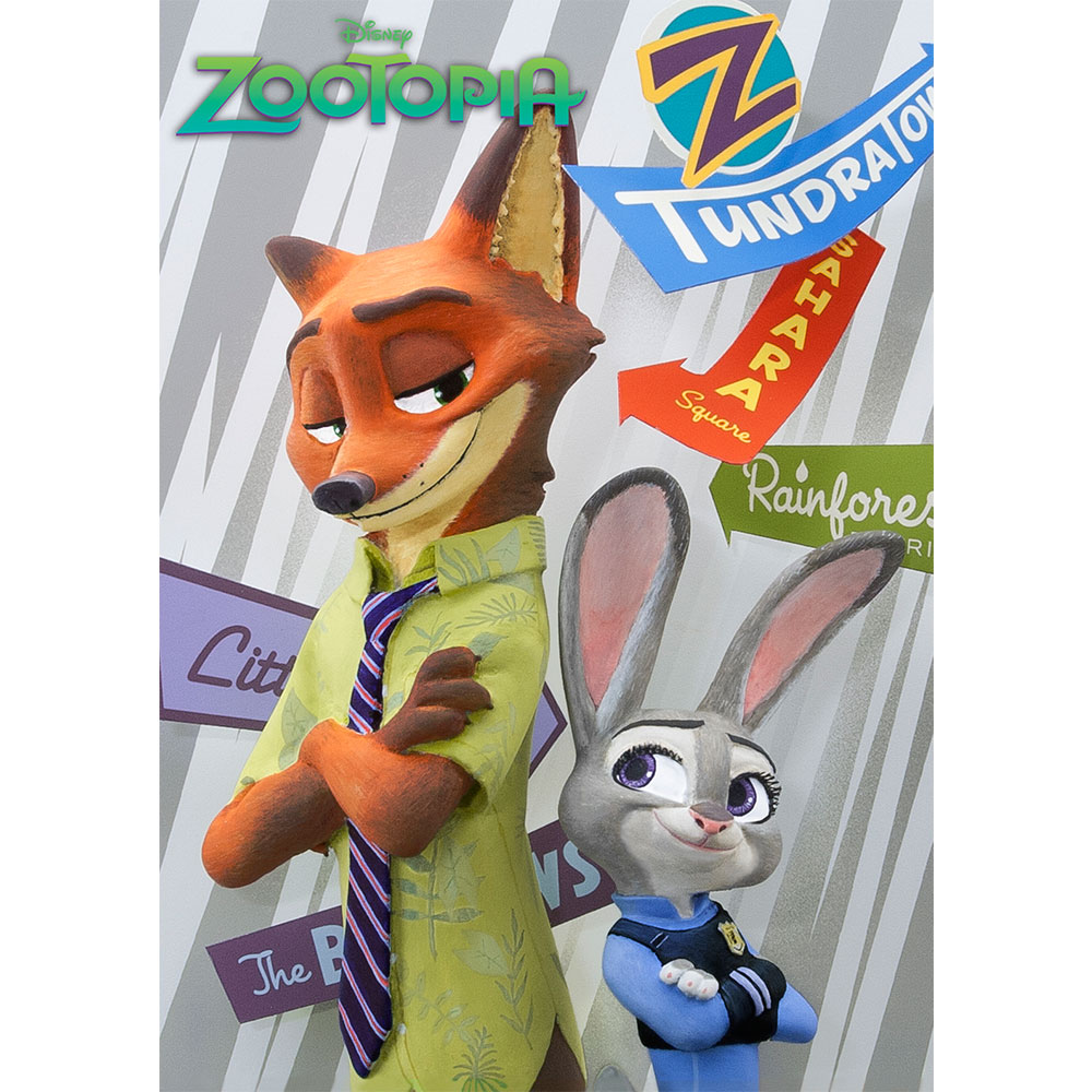 3Dポストカード ズートピア ニック&ジュディ S3701 | 2026年版手帳