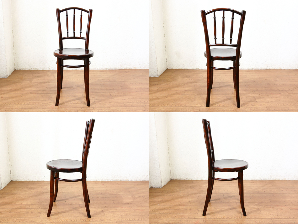 トーネットThonet No98 スピンドルバックベントウッドチェア