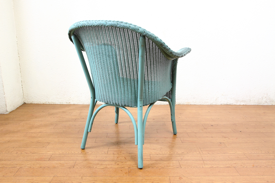 ロイドルームLloyd Loom アームチェア / ブルー｜アンティーク家具