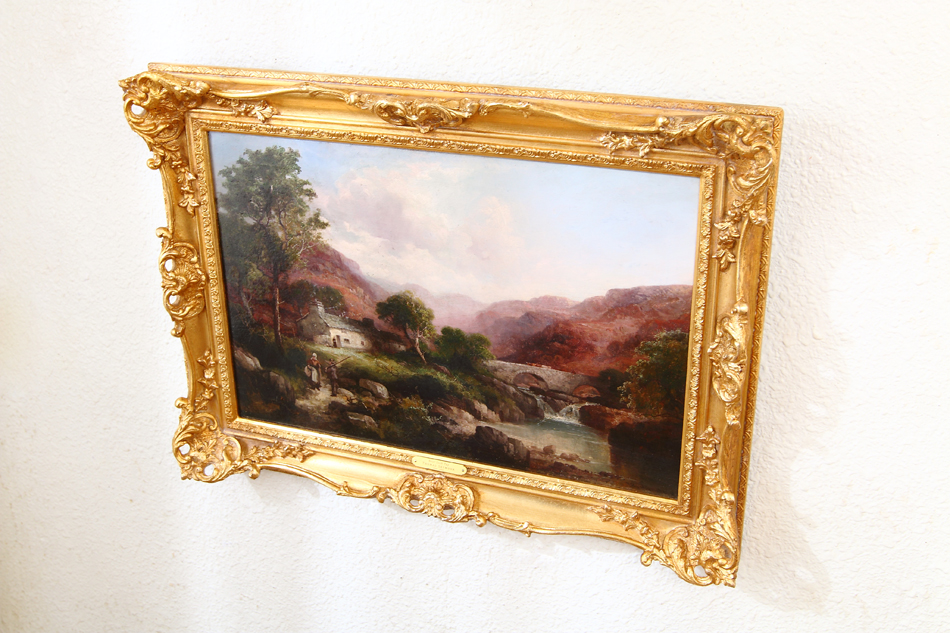 Near Loch Tay / Oil Painting｜アンティーク家具・照明の専門店