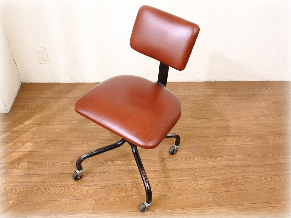 ヴィンテージレザー オフィスチェア｜アンティーク家具・照明の専門店