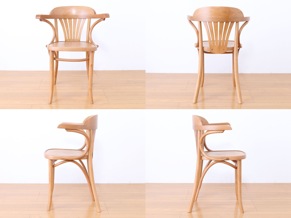 ファーメグFAMEG ベントウッドアームチェア No6023 / オーク