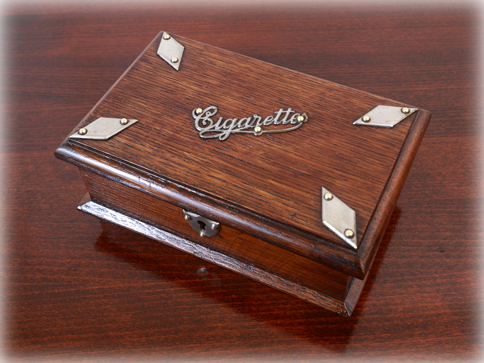 イングランドオーク シガレットボックス｜アンティーク家具・照明の