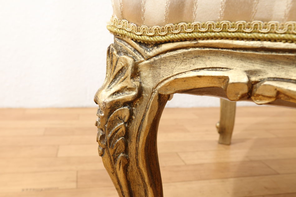 ルイ15世Louis XVスタイル ゴールドギルト コンフェショナル ウィング