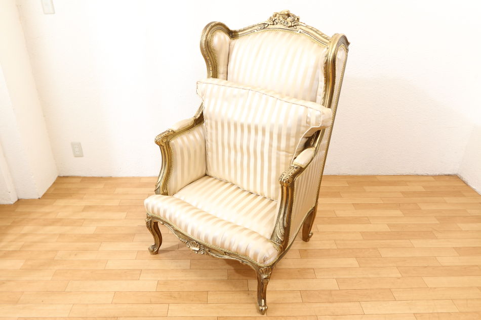 ルイ15世Louis XVスタイル ゴールドギルト コンフェショナル ウィング