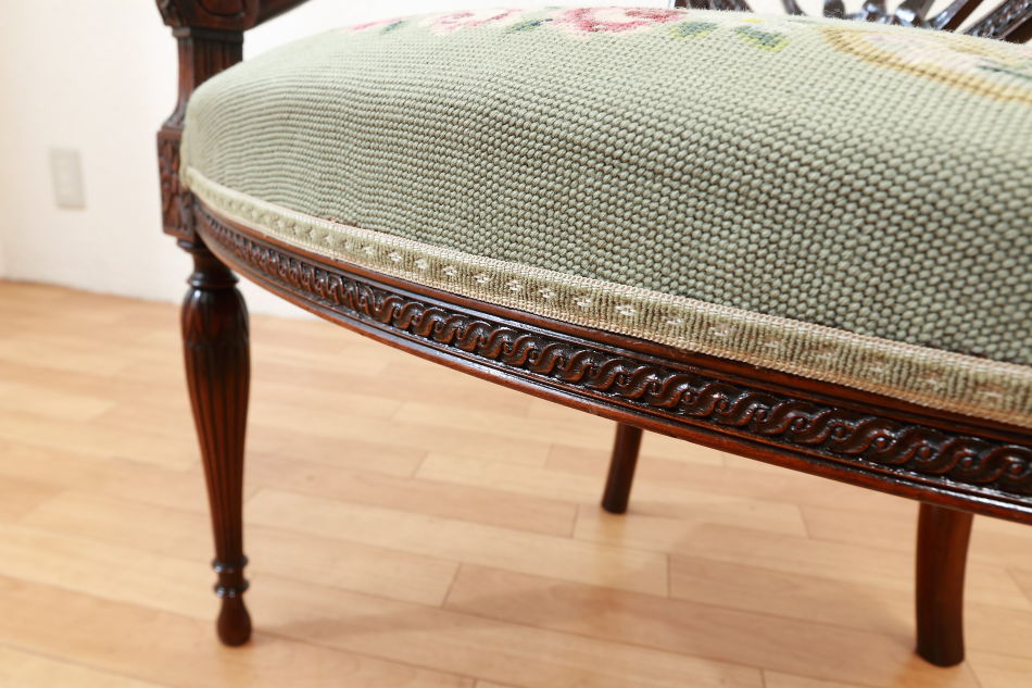 スーパークオリティ マホガニー ヘップルホワイトスタイル シールド