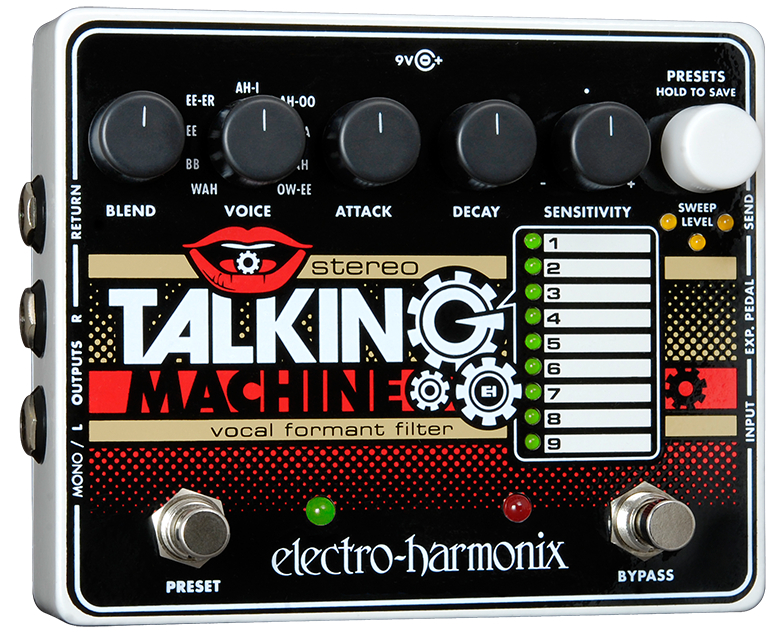 Stereo Talking Machine Vocal Formant Filter | TALK | Electro-Harmonix