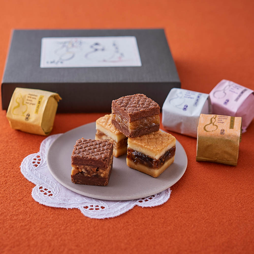 六瓢息災(ショコラオランジェ入) 4種12個: スイーツ・洋菓子