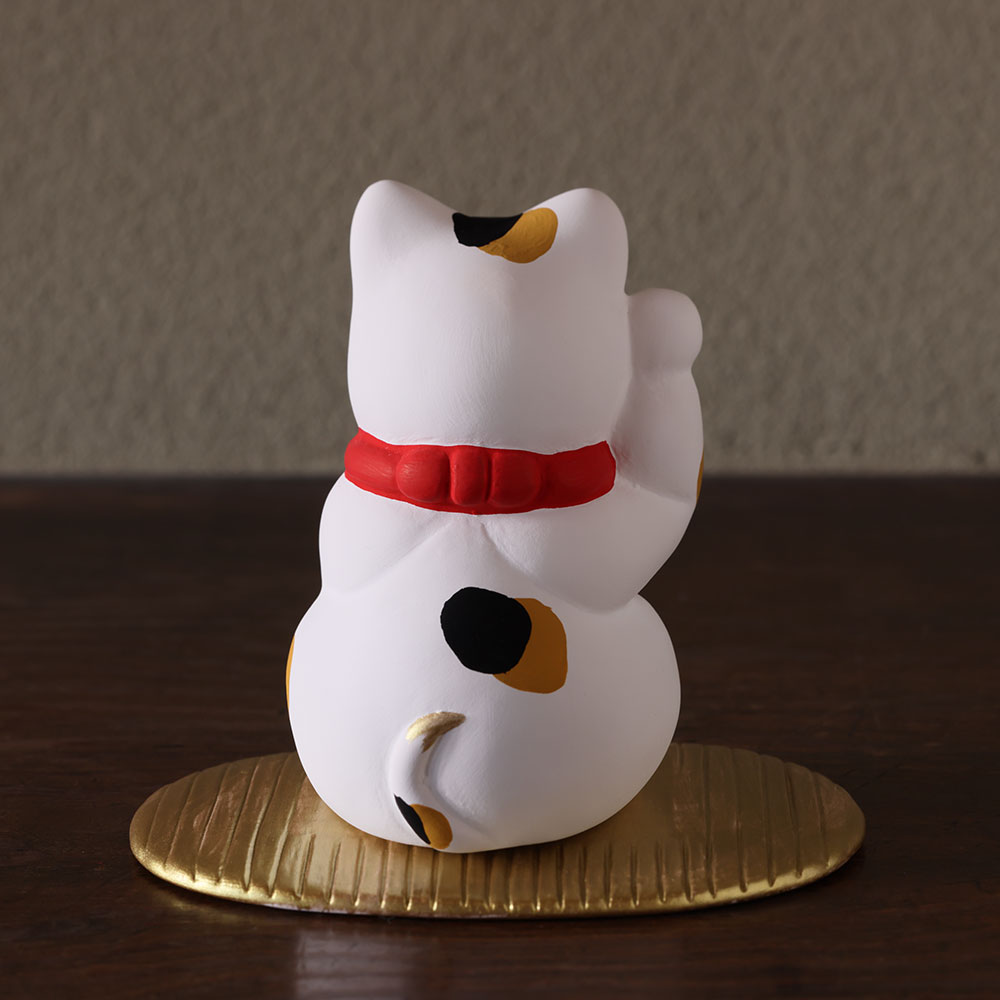 招き猫(三毛猫) 小判付き: インテリア・ライフスタイル | スイーツ